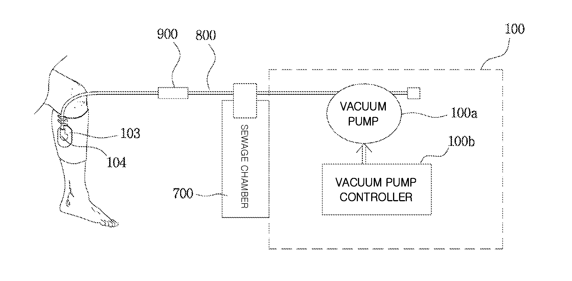 Portable vacuum generation device, and medical suction device using same