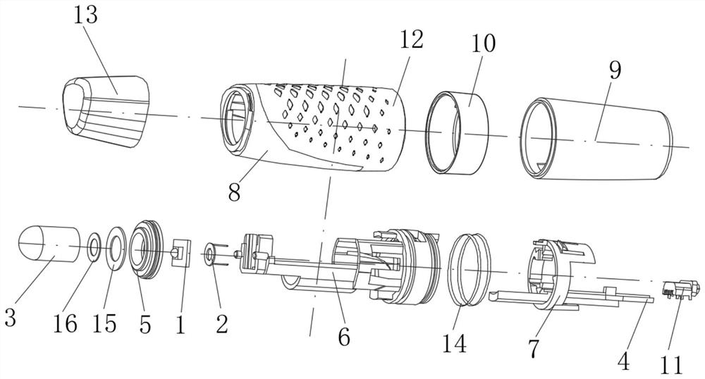 Rhinitis and flu therapeutic apparatus and working method thereof