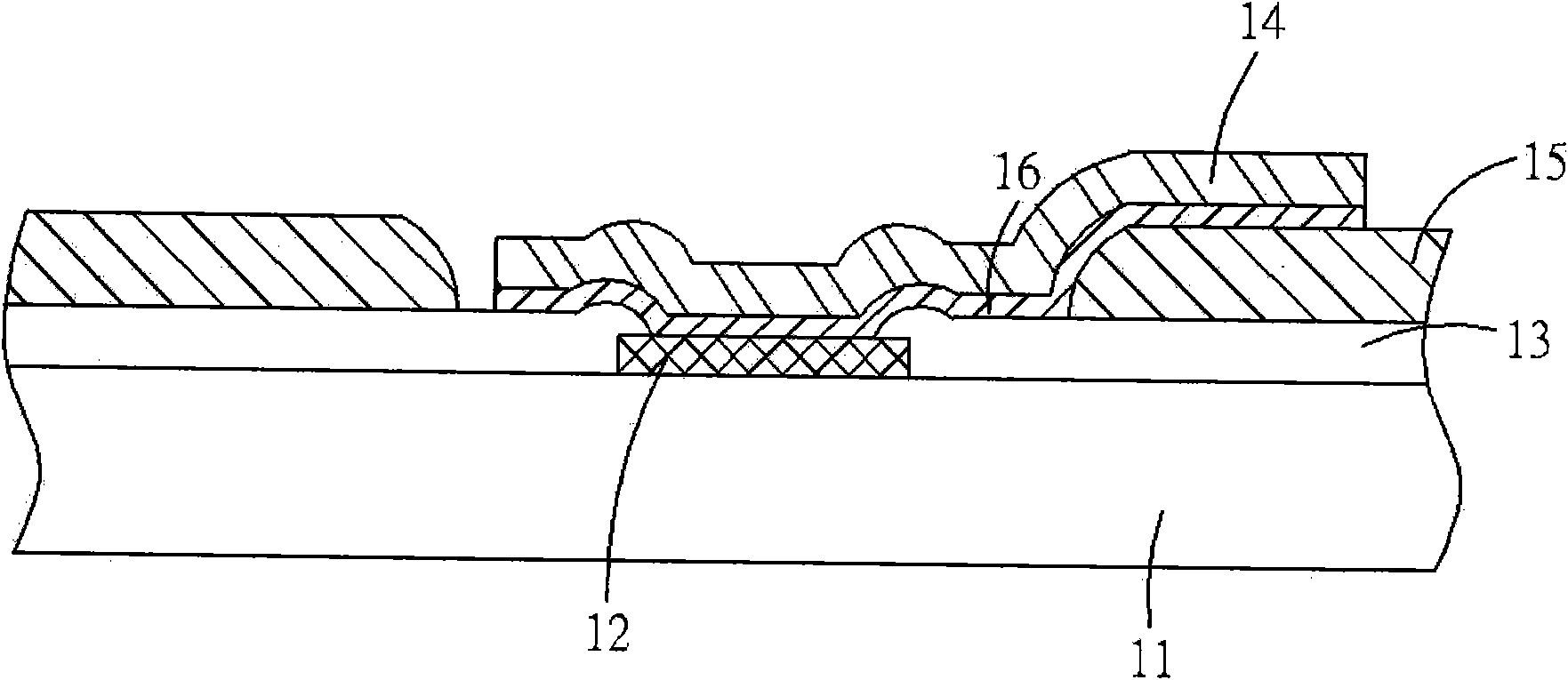 Dielectric layer structure for reducing stress and manufacturing method thereof