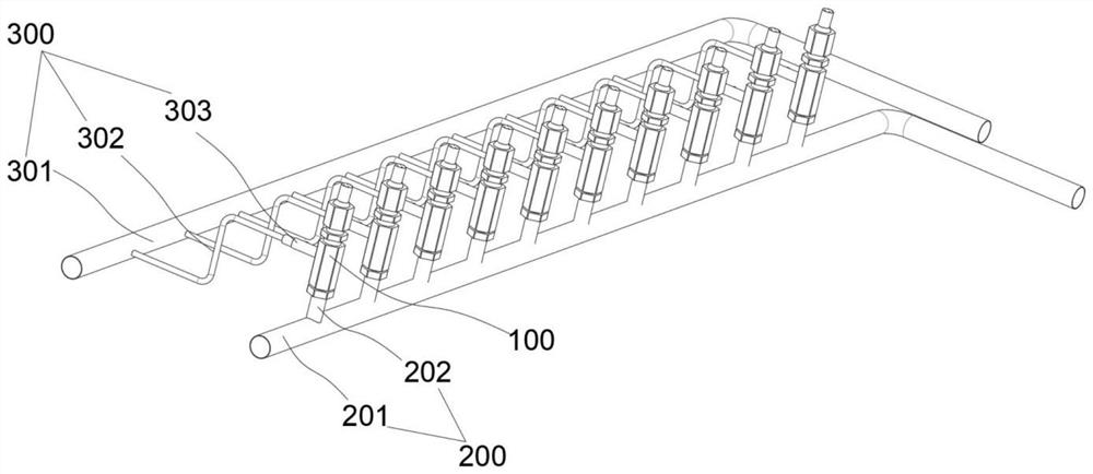 Filter cloth flushing device of vacuum belt dehydrator