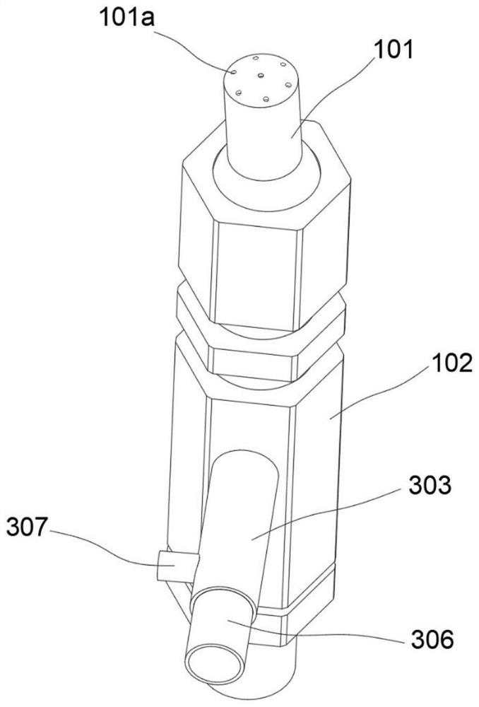 Filter cloth flushing device of vacuum belt dehydrator