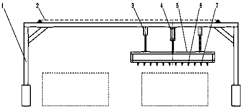 Automatic mechanical arm device