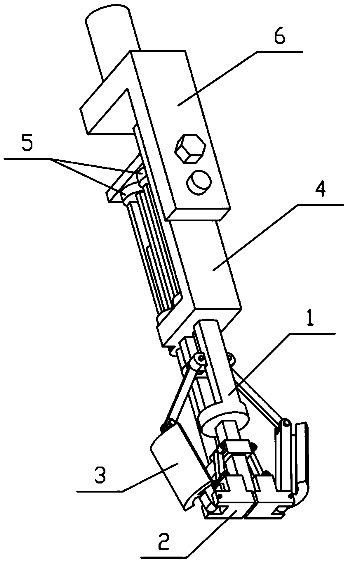 A ceramic inner hole grinding device