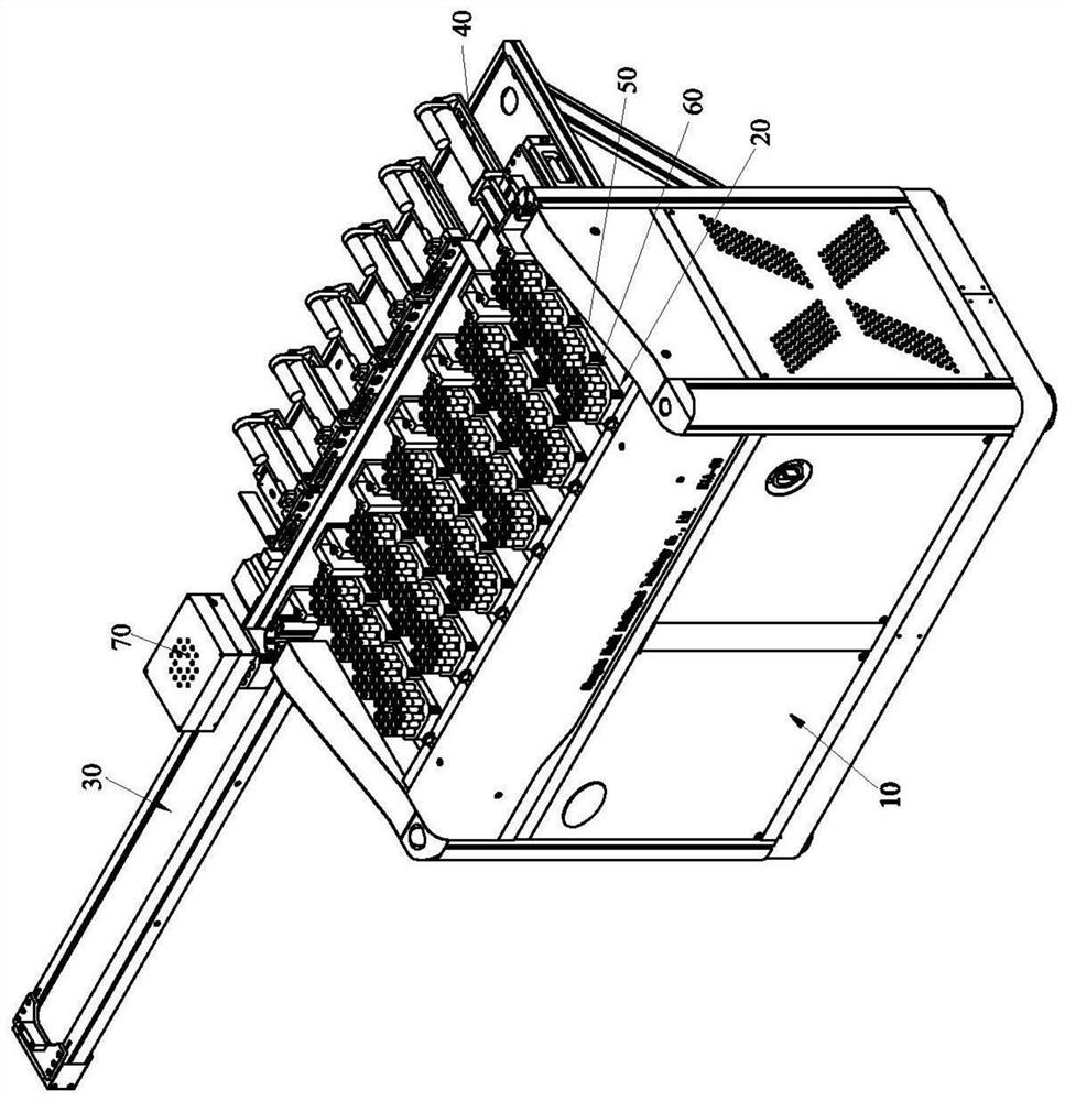 An automatic refrigeration system for blood sample assembly line