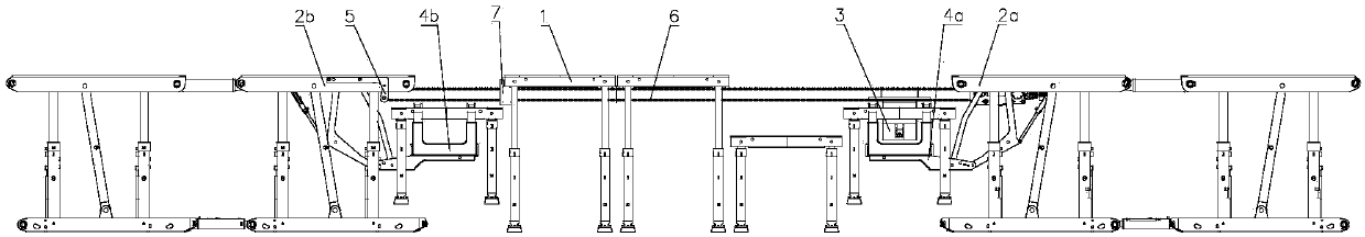 Gob-side entry retaining circulating self-moving type support bracket assembly