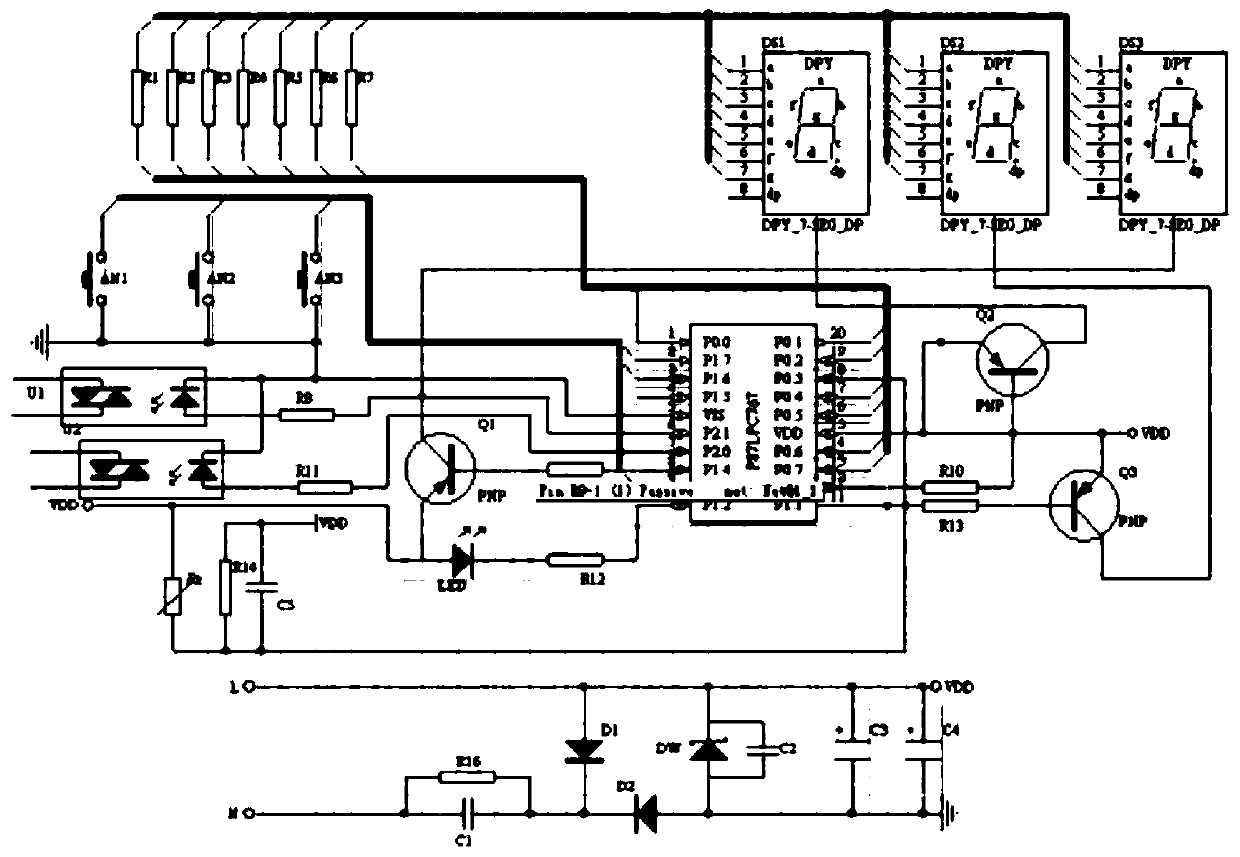 Adjustable temperature controller intelligent system based on environment temperature
