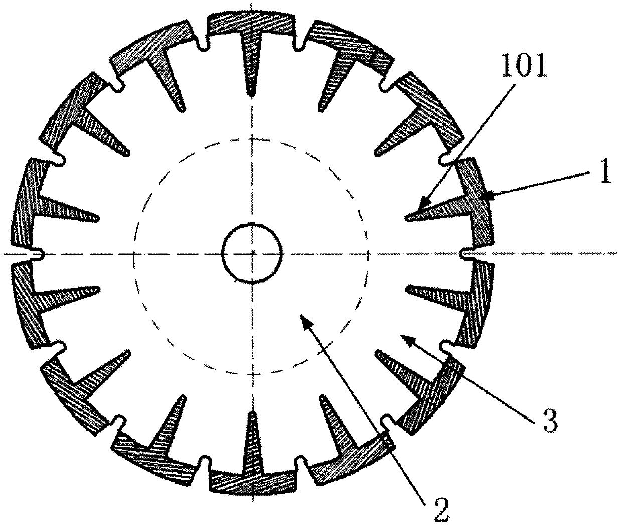 diamond-saw-blade-for-bending-cutting-and-manufacturing-process-thereof