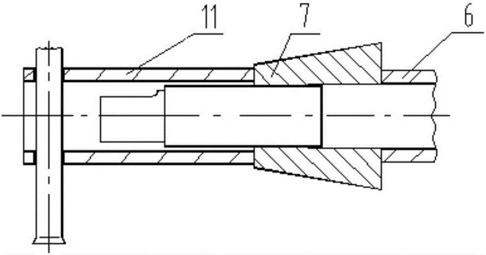 Core expansion type positioning mandrel