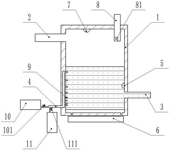 A biochemical treatment system for chemical wastewater