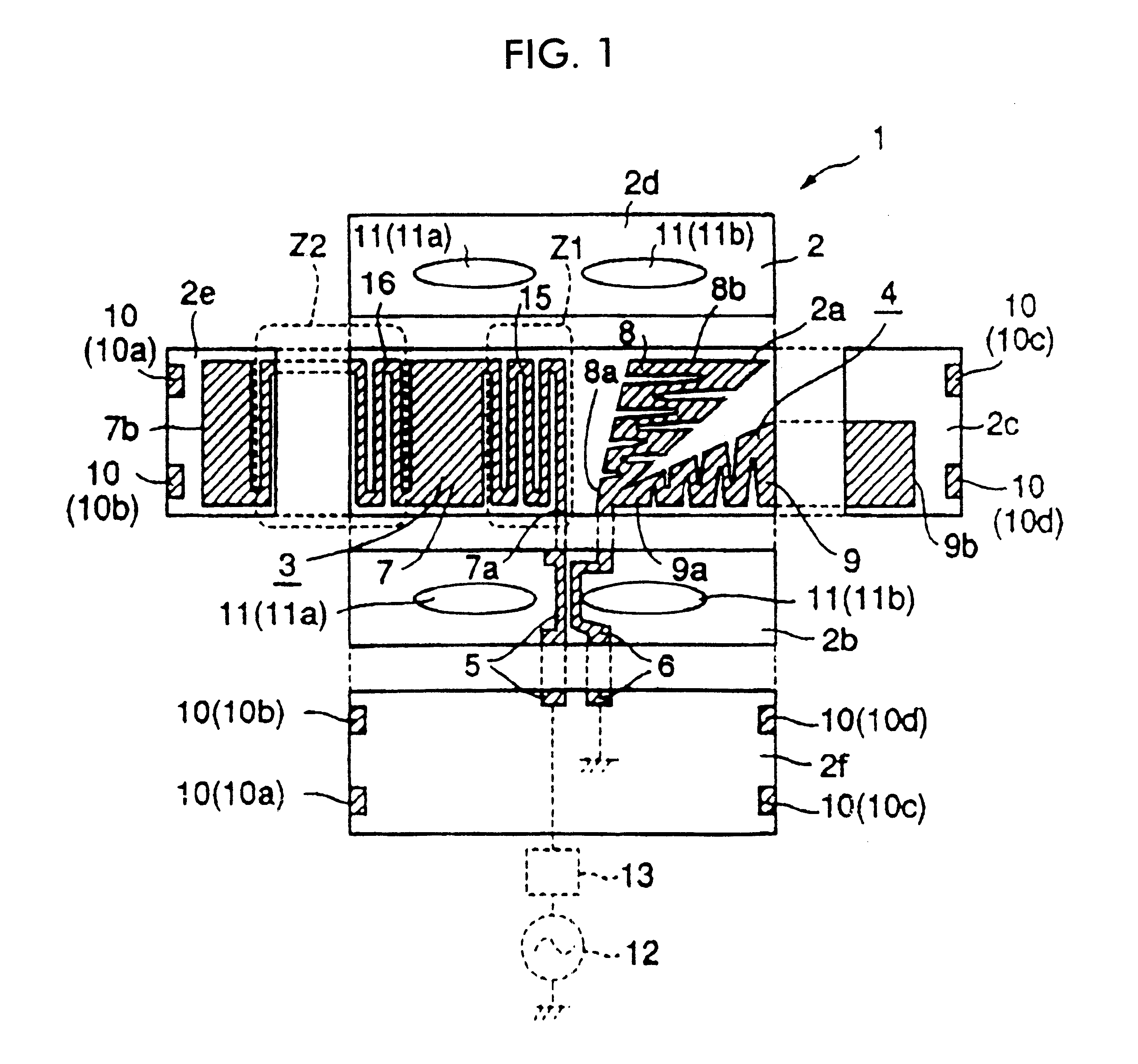 Surface-mounted antenna and wireless device incorporating the same