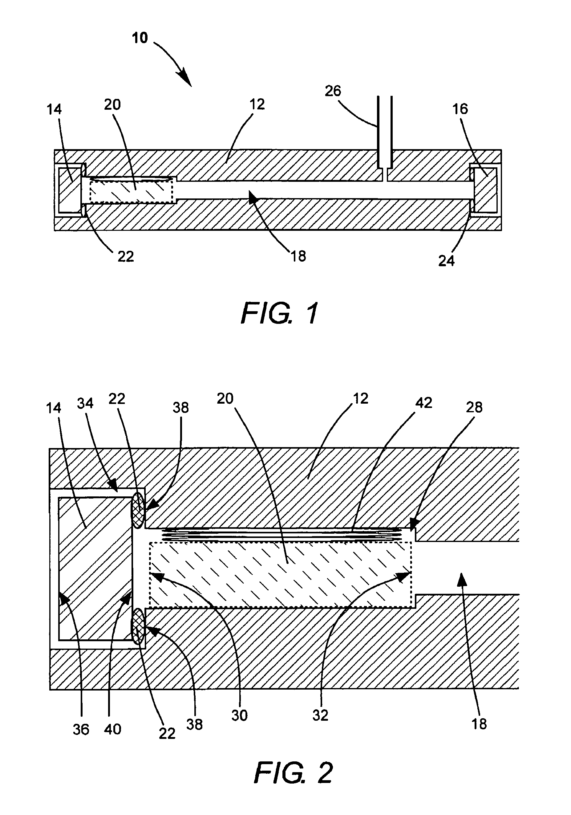 Vacuum cell for optical components