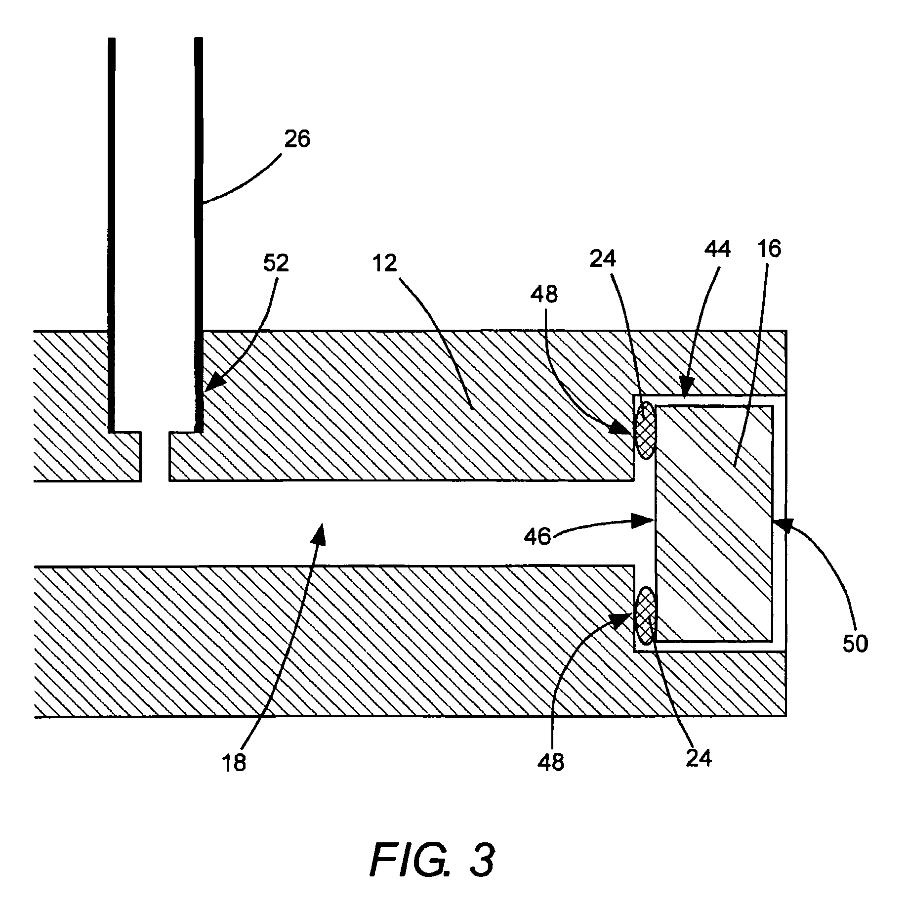 Vacuum cell for optical components