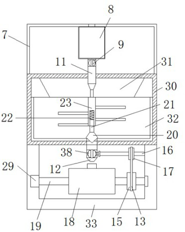 A preparation device for emulsified oil compound agent for hydraulic support