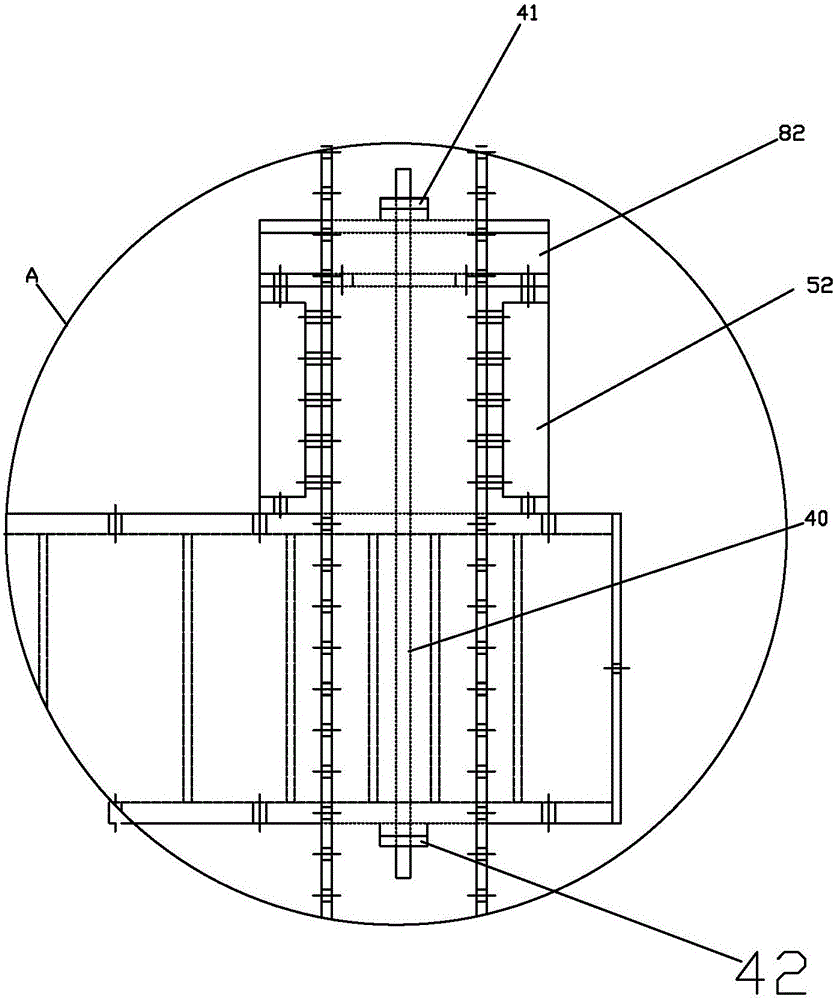 Pull rod type planar counter-force device