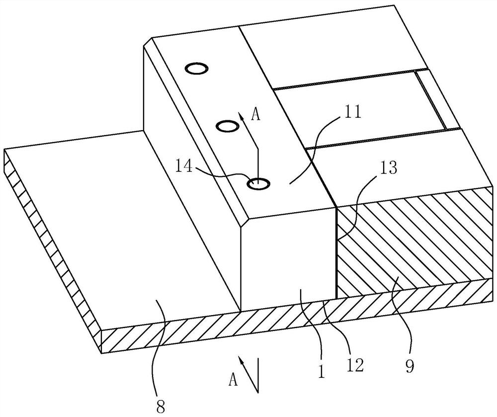 High stability curb stone and its construction method