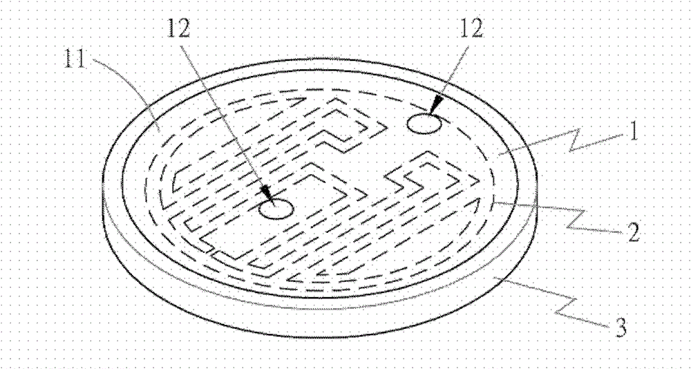 Structure of radio frequency identification product and manufacturing method thereof