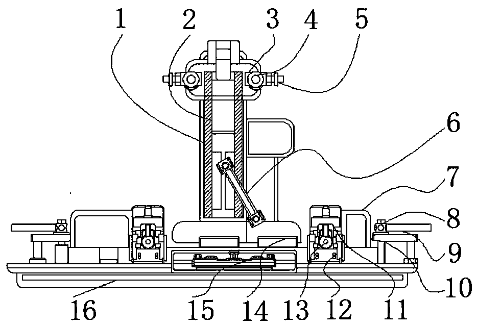 Fixable assembly height meter with height adjusting function