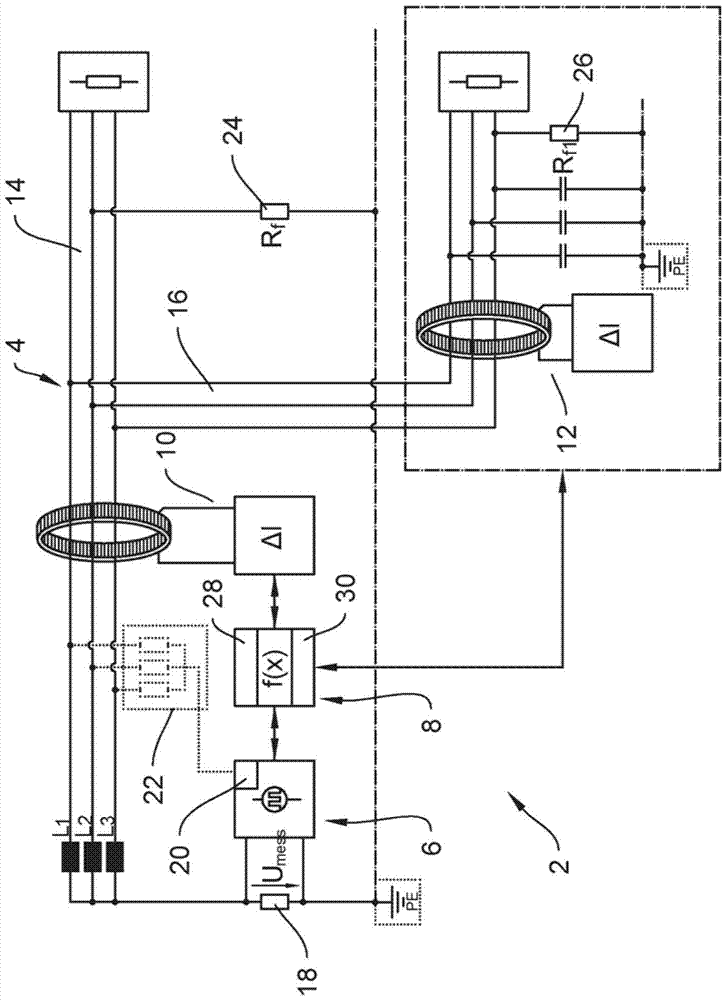 Device and method for insulation monitoring in power supply system