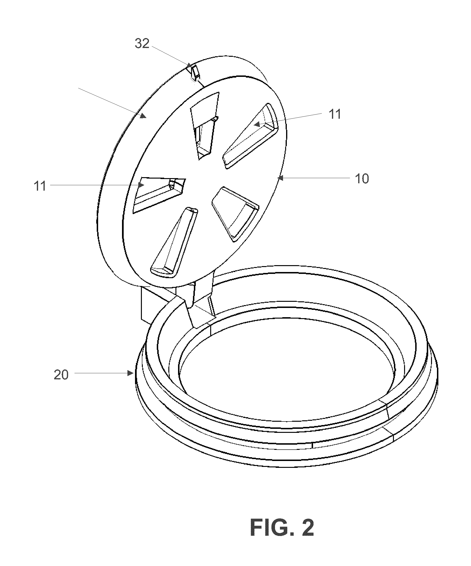Cap and rim assembly for sewer