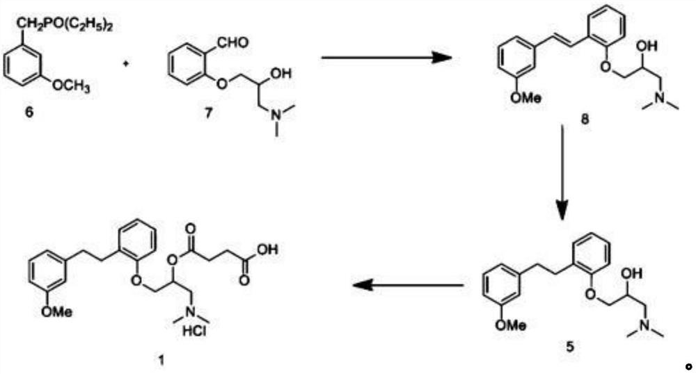 Synthetic method of sarpogrelate hydrochloride intermediate 2-(3-dimethylamino-2-hydroxy) propoxybenzaldehyde