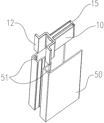 Shower door component having continuous adjusting function