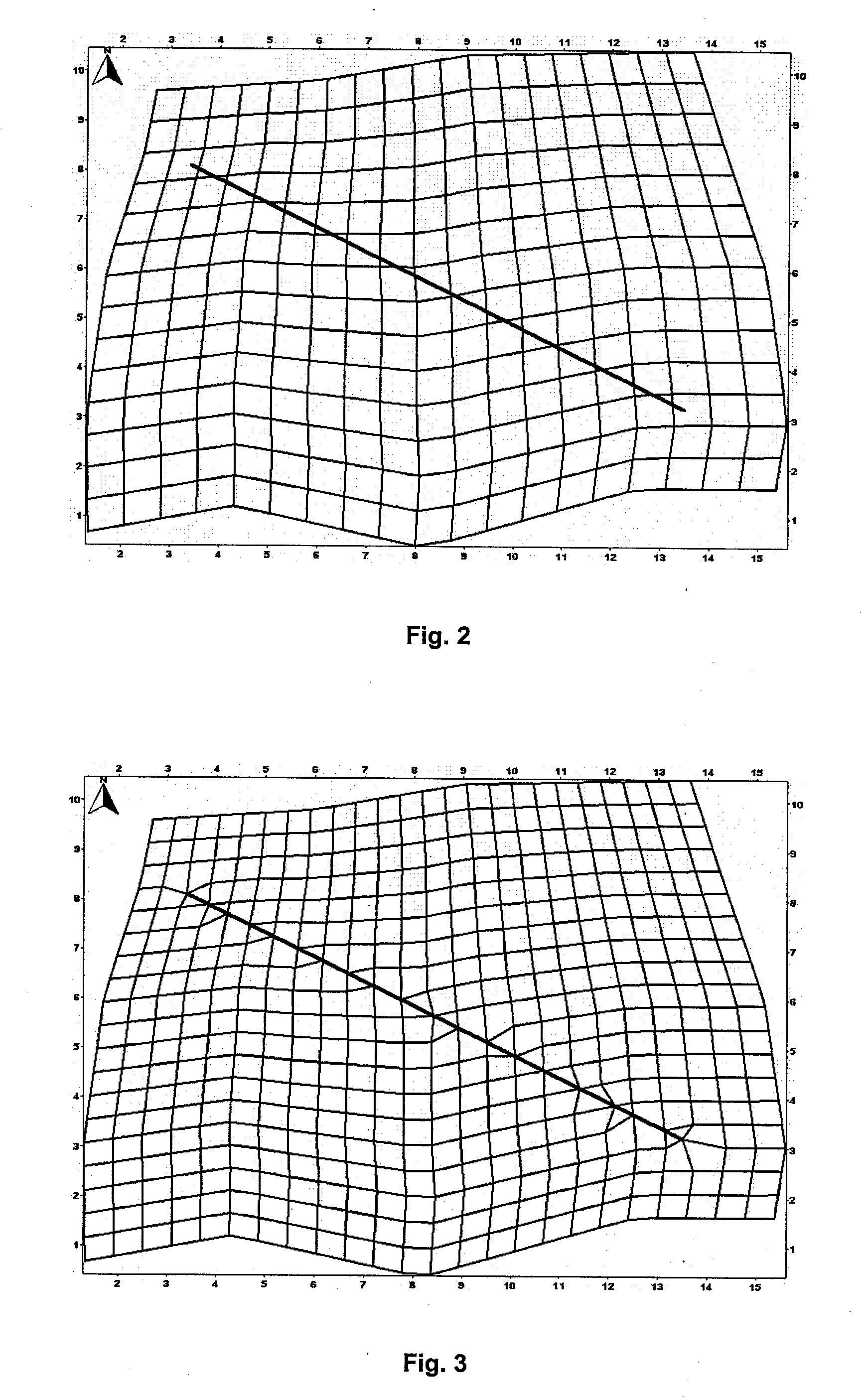 Method of generating a hex-dominant mesh of a faulted underground medium