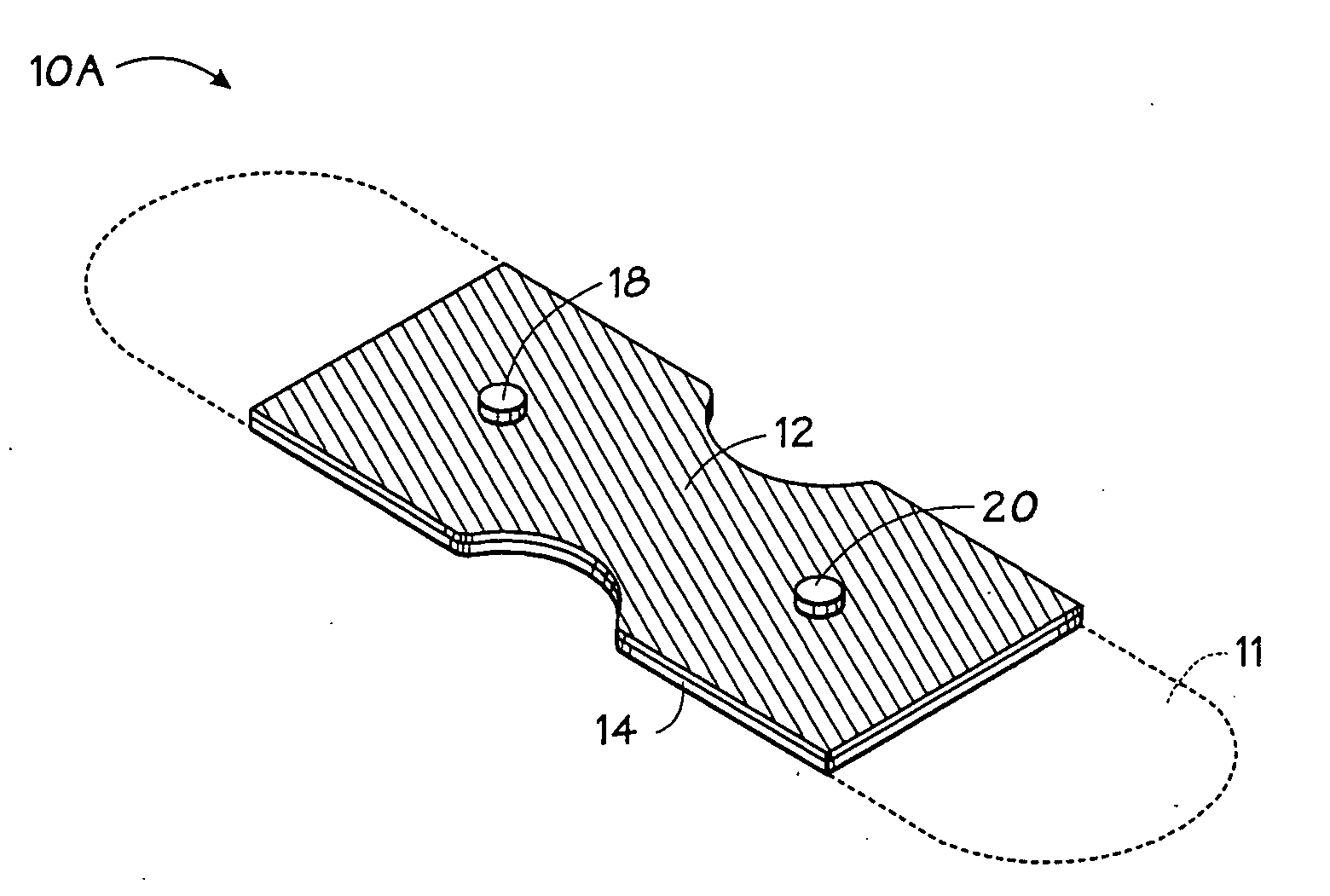 Opaque, electrically nonconductive region on a medical sensor