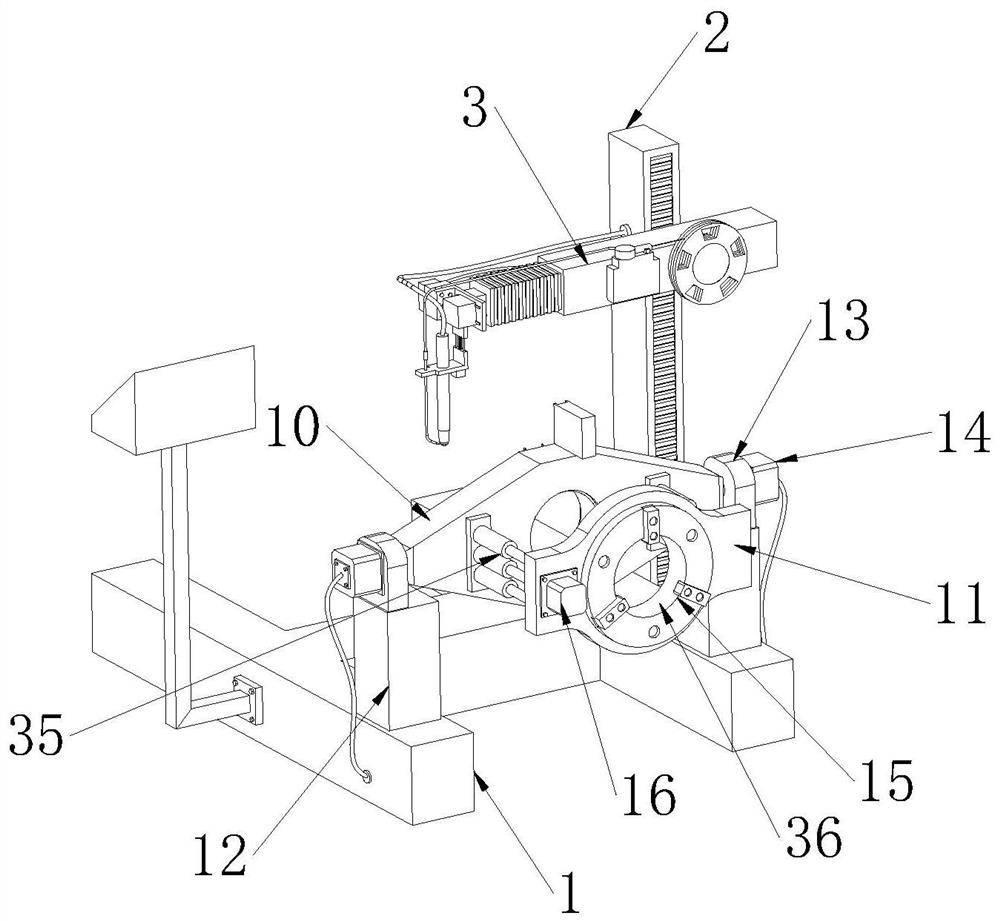 A kind of automatic welding processing device and welding method thereof