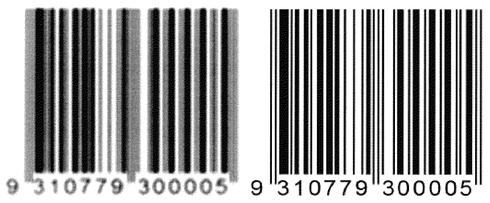 Method for restoration of blurred barcode images
