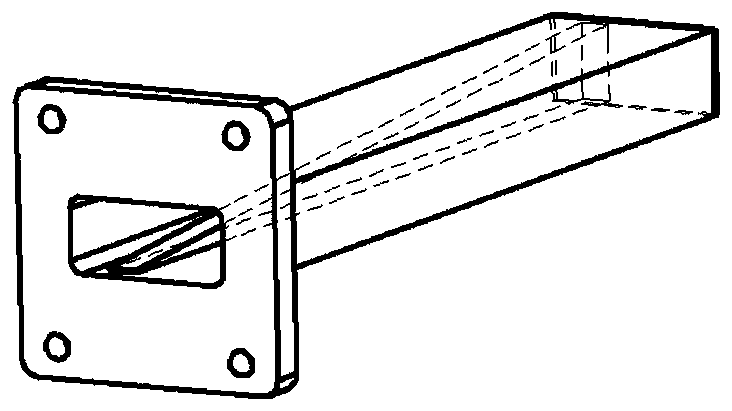 Elliptical waveguide load