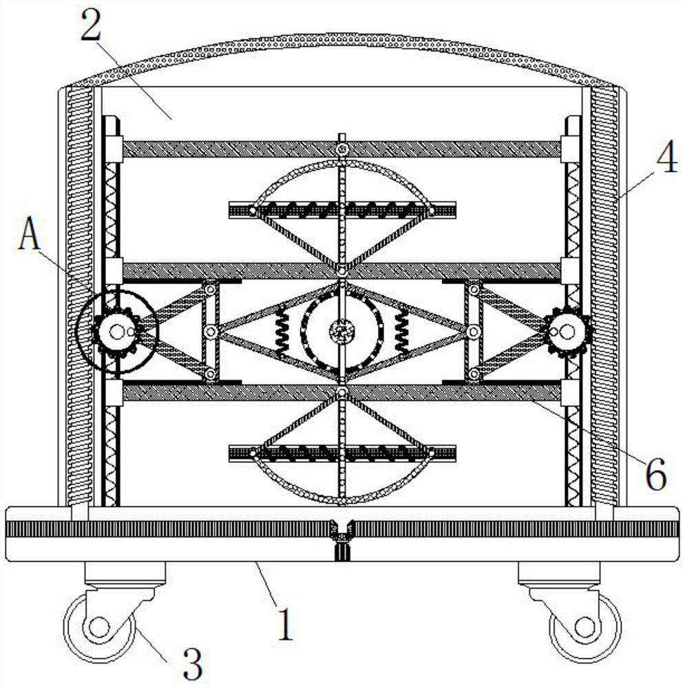 Energy-saving and environment-friendly general merchandise storage rack with good refrigeration effect