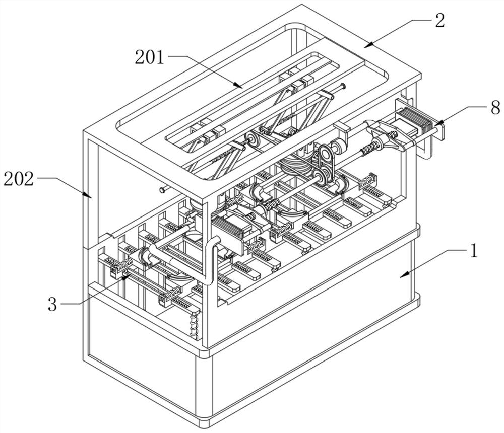 A performance test device for hydrogen storage fuel cells used in new energy vehicles