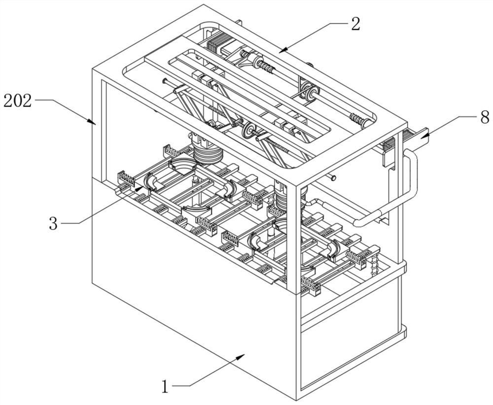 A performance test device for hydrogen storage fuel cells used in new energy vehicles