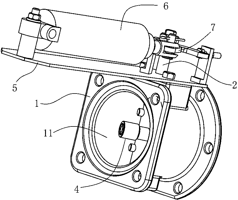 Constant-pressure exhaust braking method and low-cost constant-pressure exhaust braking butterfly valve