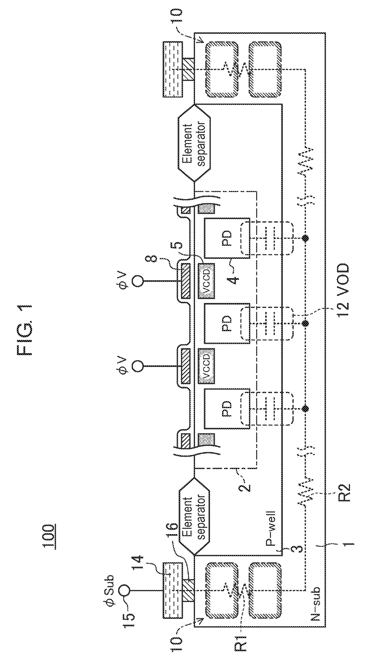 Solid-state image sensor and imaging device using same