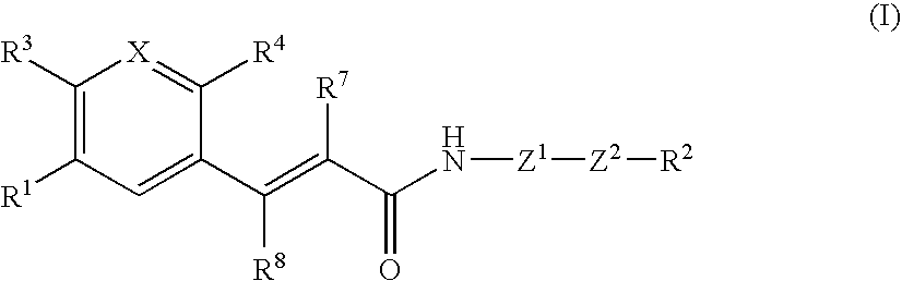 Acrylamide derivative, process for producing the same, and use