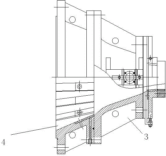 Machine neck of vacuum brick extruding machine