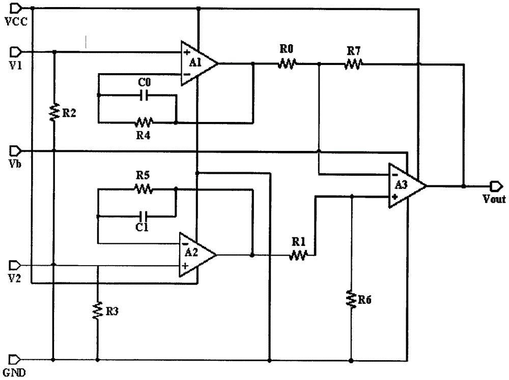 Circuit system for measuring pulse and blood oxygen saturation degree
