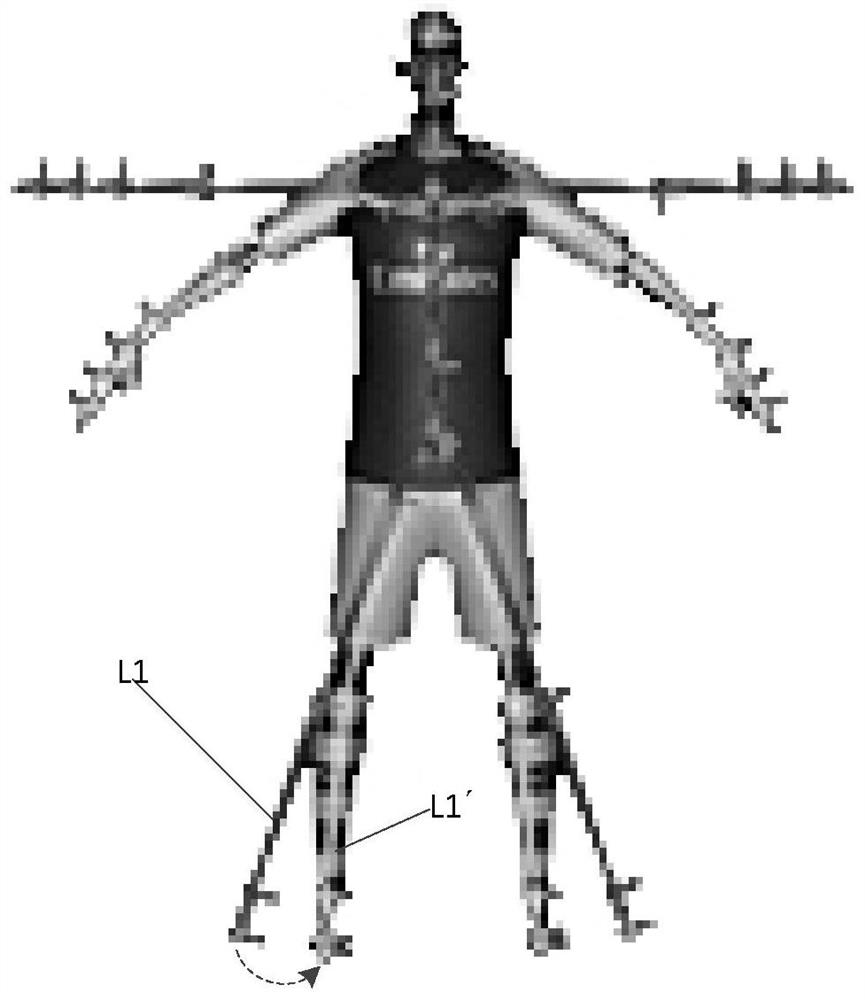Skeleton attitude calculation method, character virtual model driving method and storage medium