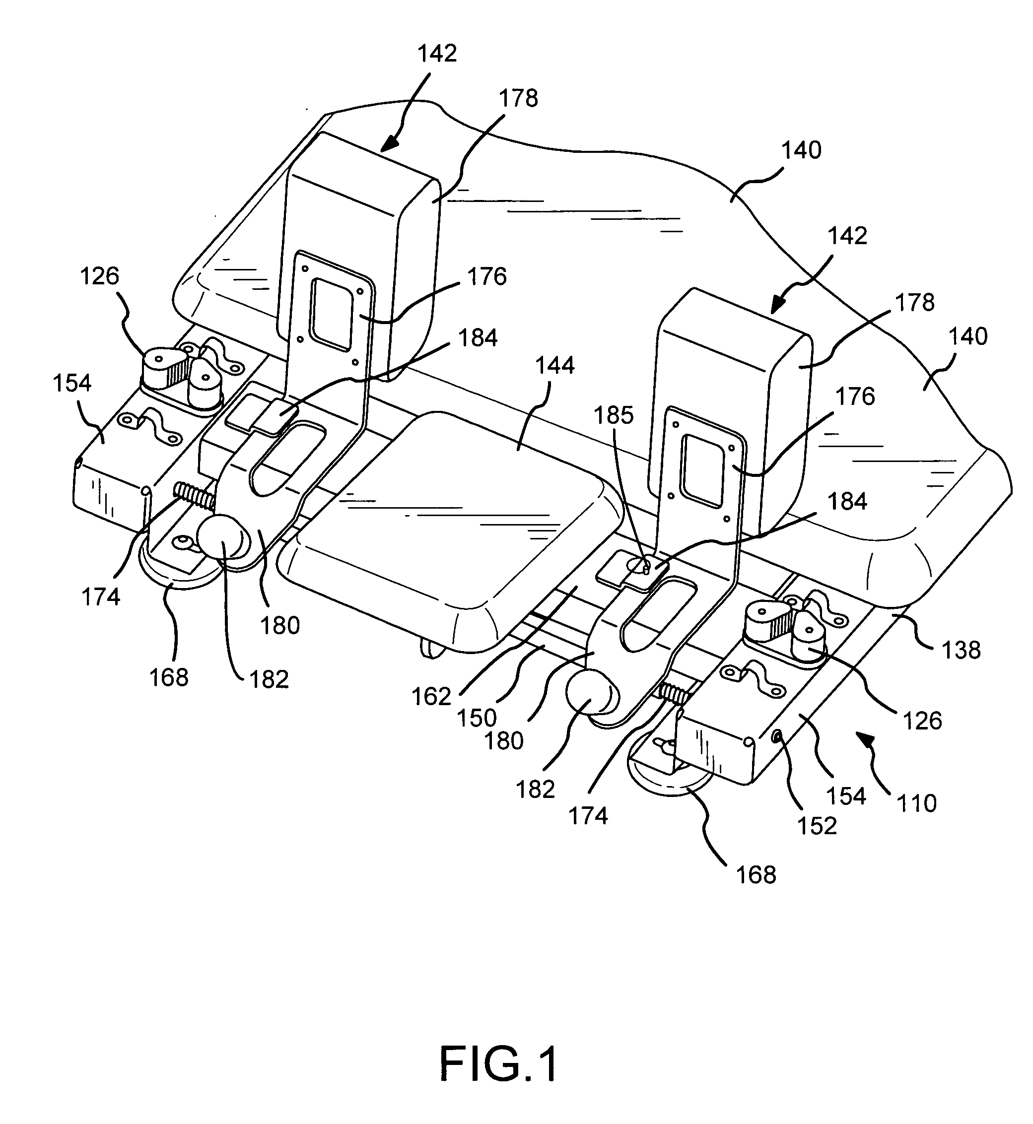 Carriage for a collapsible reformer exercise apparatus