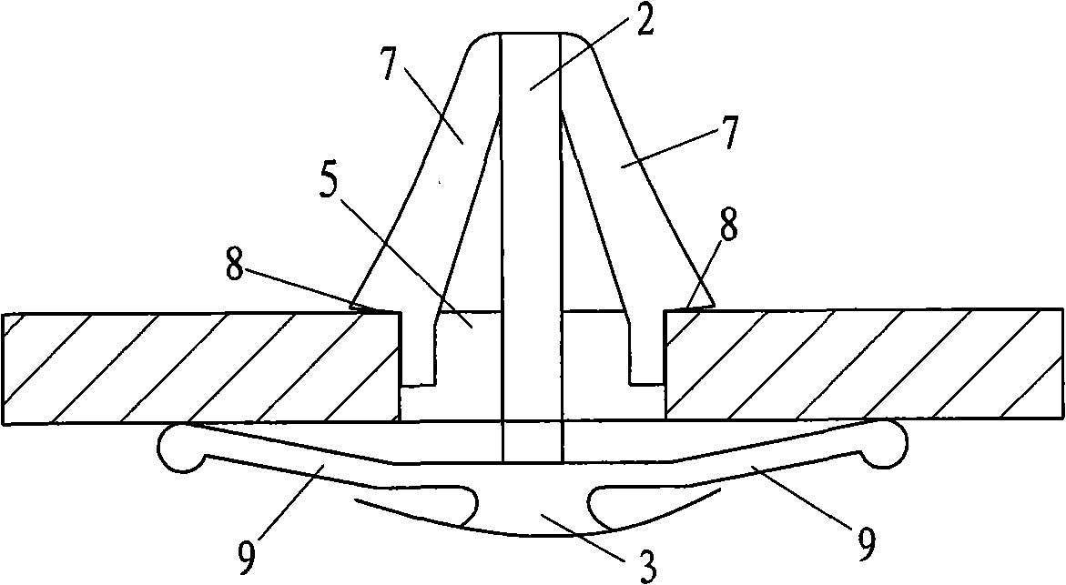 Plate-type band with self-adapting plate thickness