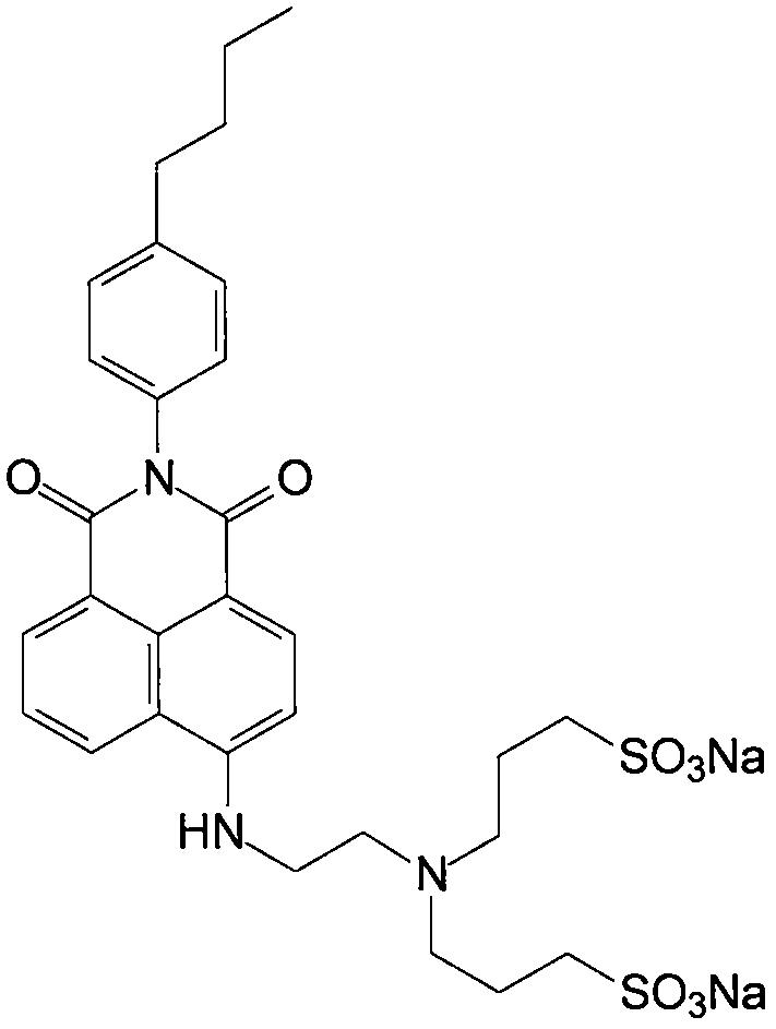 A kind of polymerization method of naphthalimide fluorescent dye