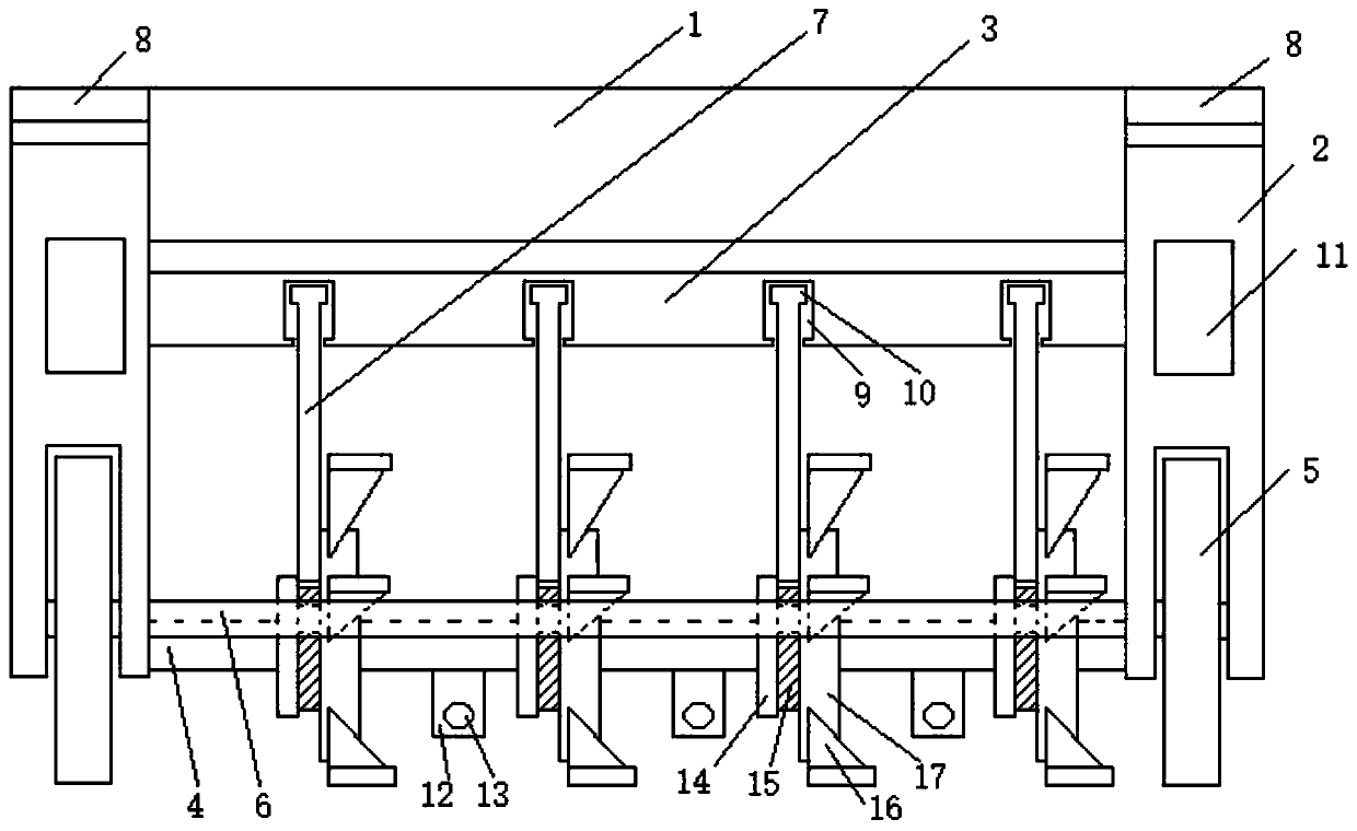 Automatic control device for tillage equipment