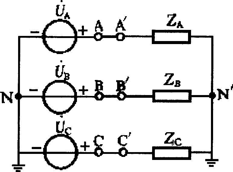 Broken wire detecting method for voltage transformer