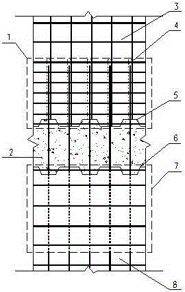 A horizontal connection node of prefabricated shear wall
