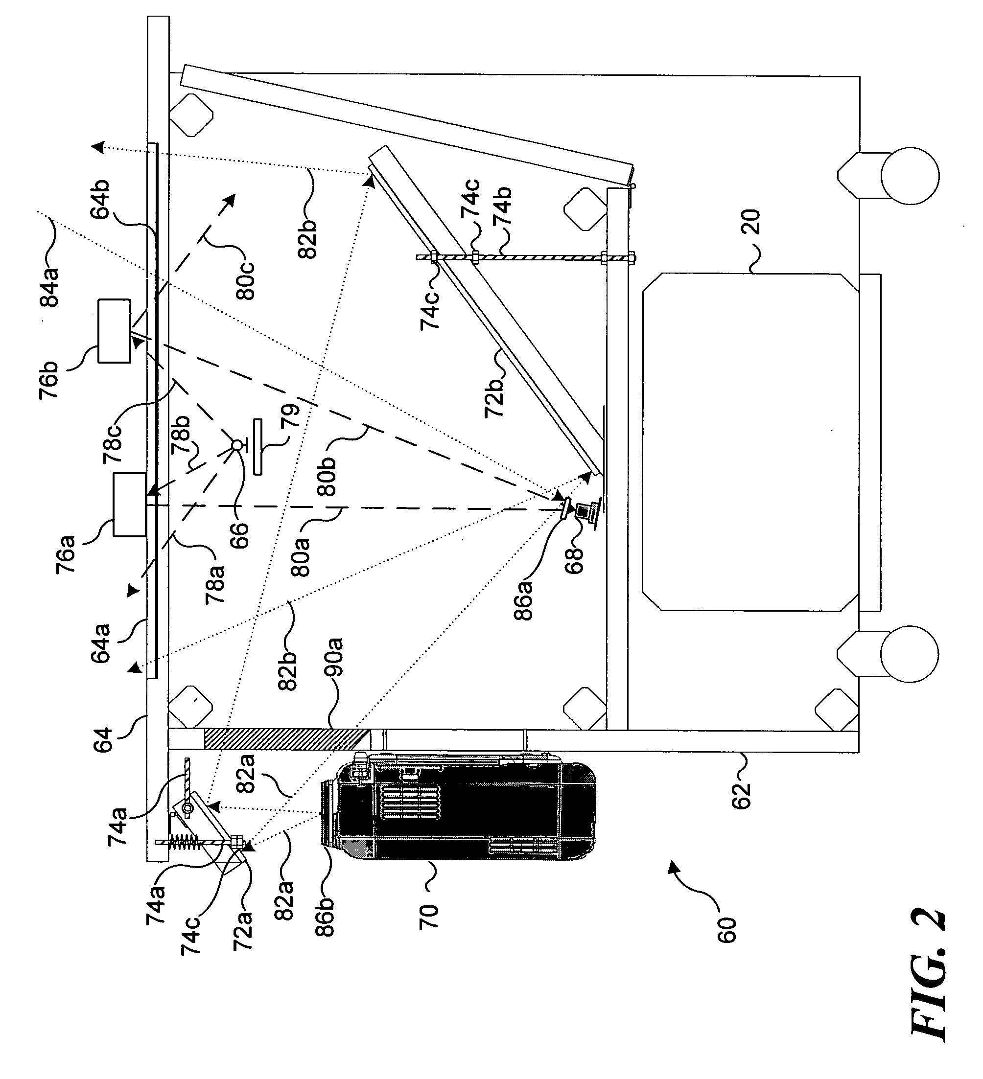 Restricting the display of information with a physical object
