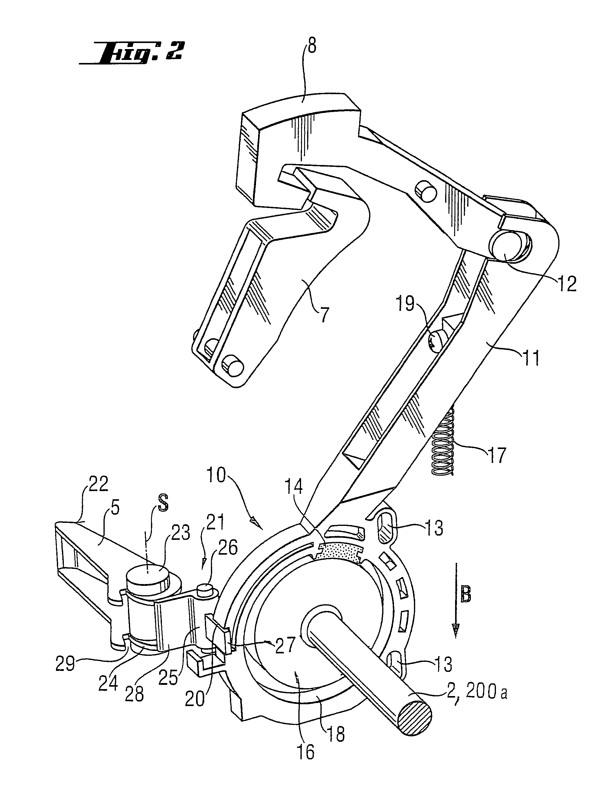 Electrical power tool with a rotatable working tool