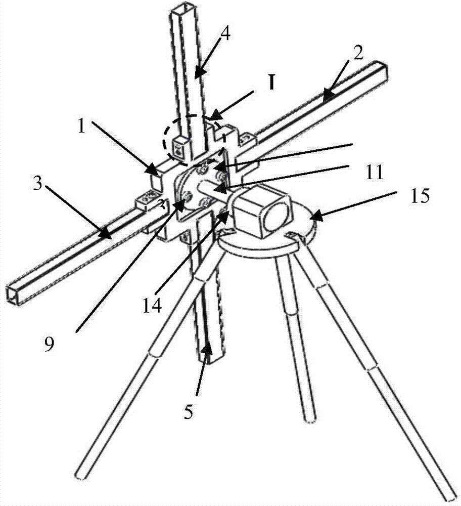 Flexible calibration device for calibrating wind tunnel vision measurement system