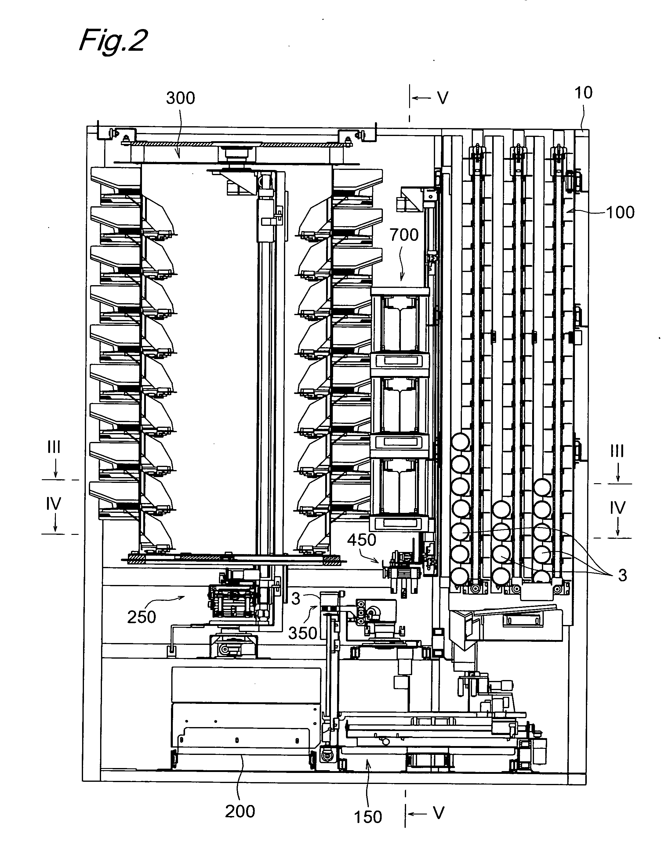 Tablet storage and take-out apparatus