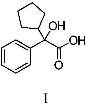 Method for purifying glycopyrronium bromide intermediate 2-cyclopentyl-2-hydroxyphenylacetic acid